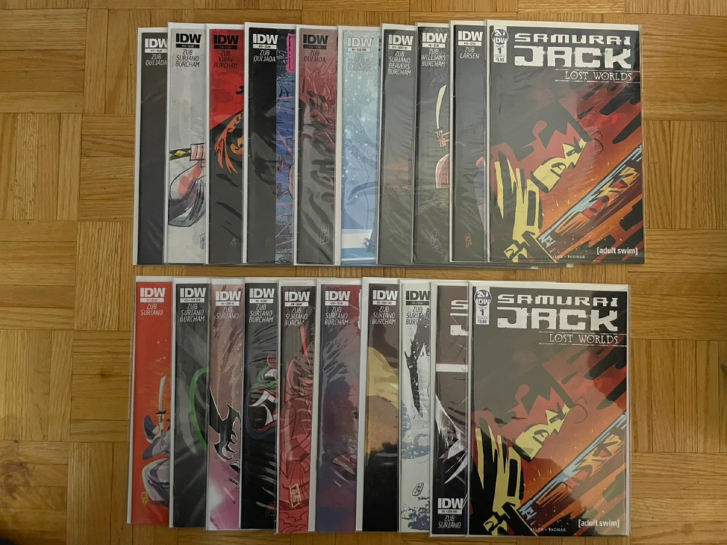 Samurai Jack Comic Books Lot