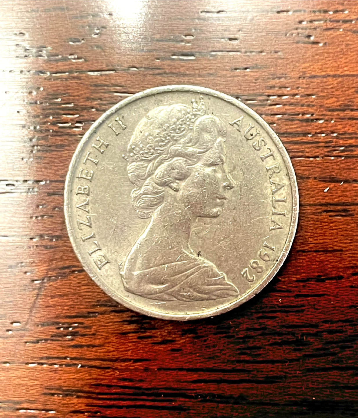 1982 Australia 10 Cent Coin - photo 2