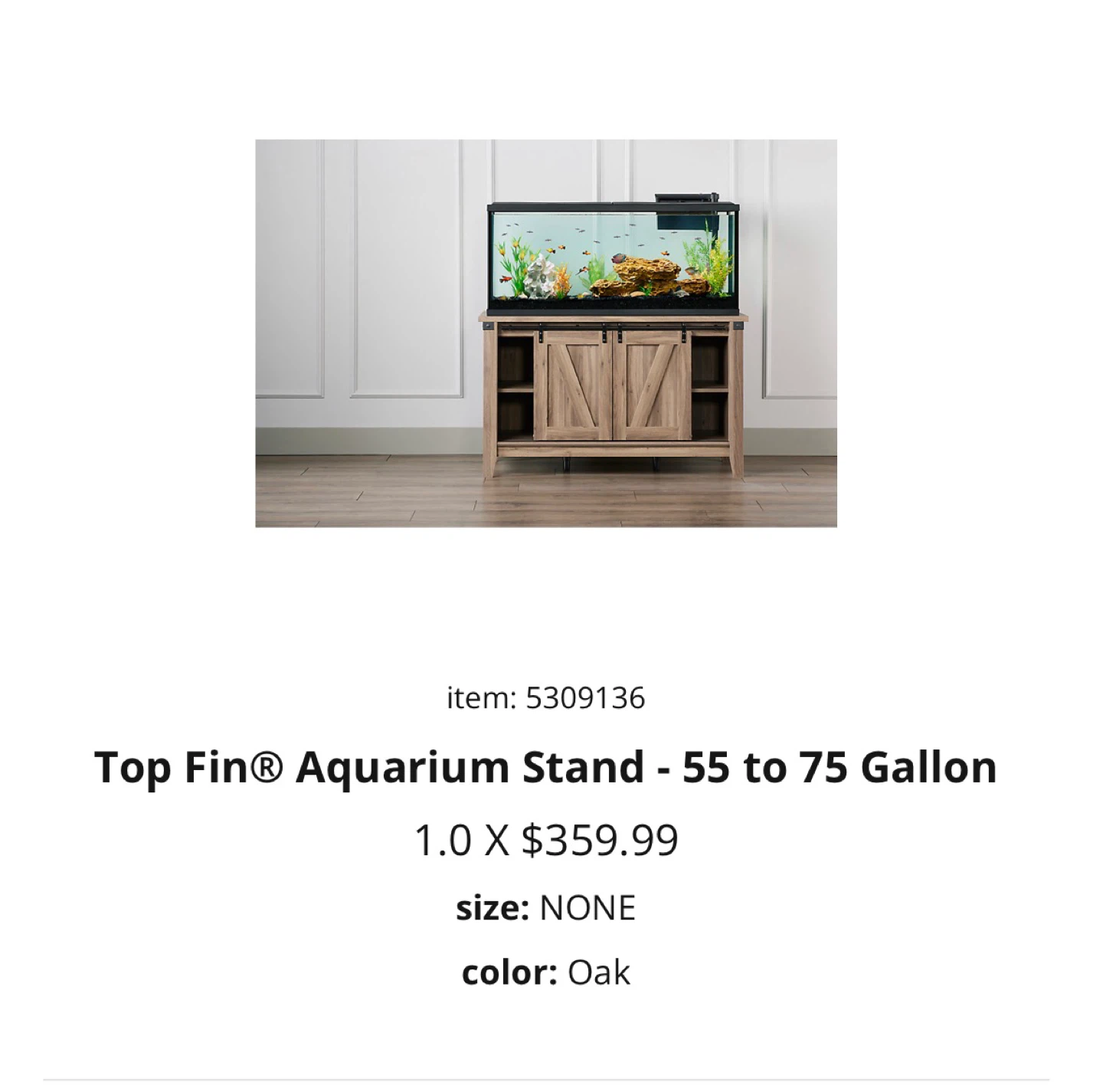 Top Fin® Aquarium Stand - 55 to 75 Gallon - photo 4