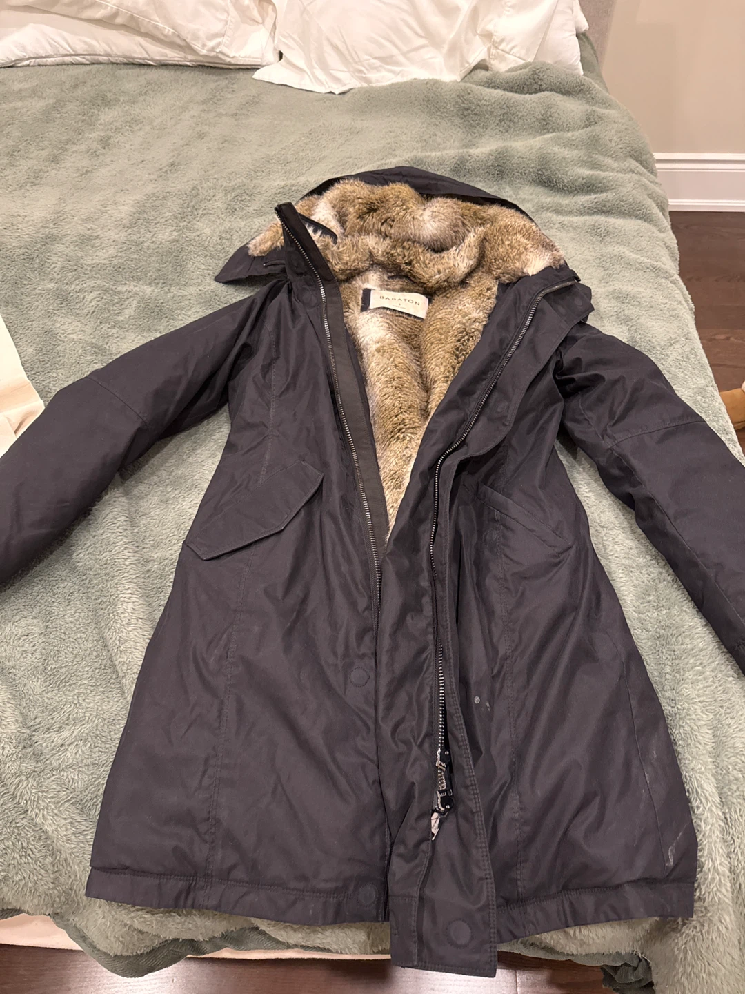 Babaton Parka with Fur Hood