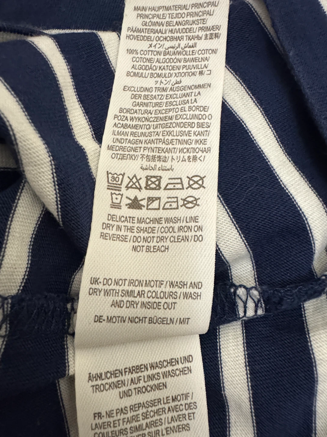 Mini Boden Navy Striped Dachshund Sequin T-Shirt Size 11-12Y - photo 5