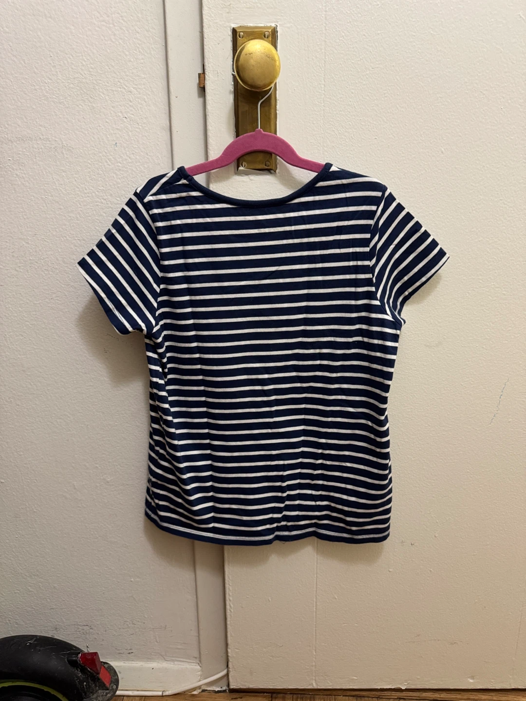 Mini Boden Navy Striped Dachshund Sequin T-Shirt Size 11-12Y - photo 4