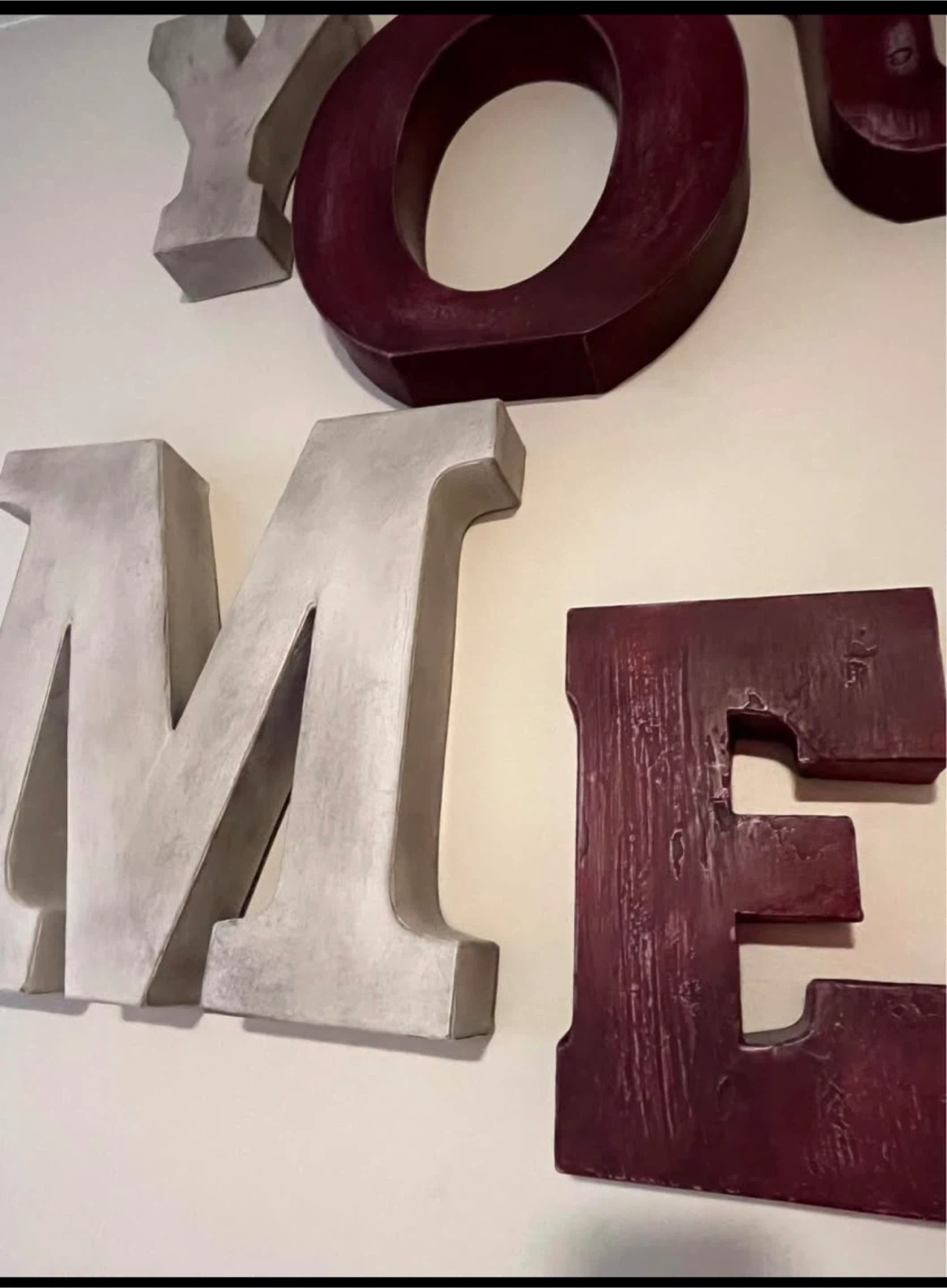 YOU & ME Wall Letters - photo 2