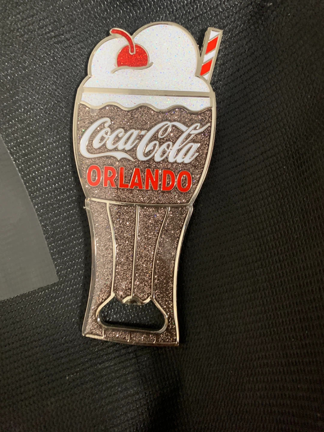 Coca-Cola Orlando Soda Float Bottle Opener Pin