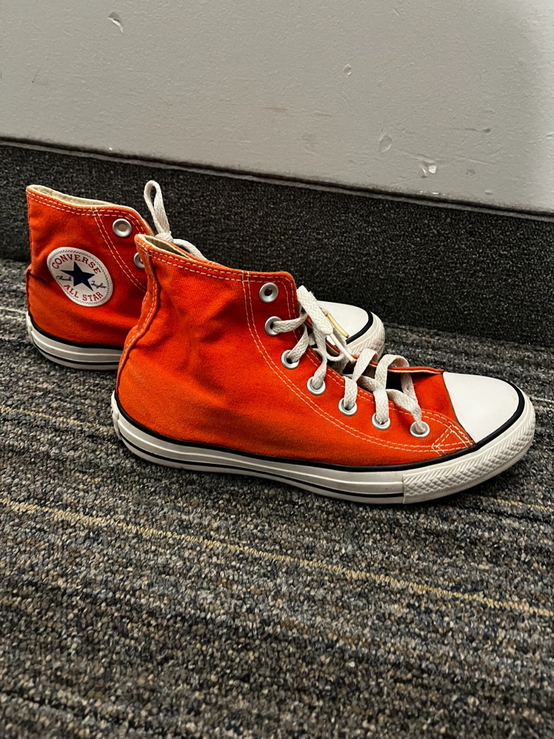 Converse All Star High Top Sneakers - Orange (size 6) - photo 3