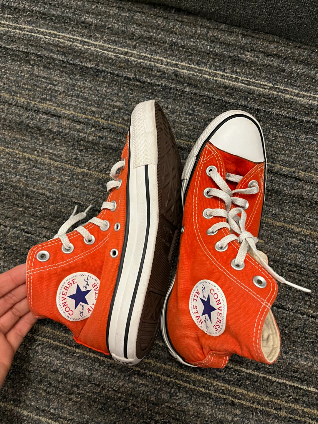 Converse All Star High Top Sneakers - Orange (size 6) - photo 2