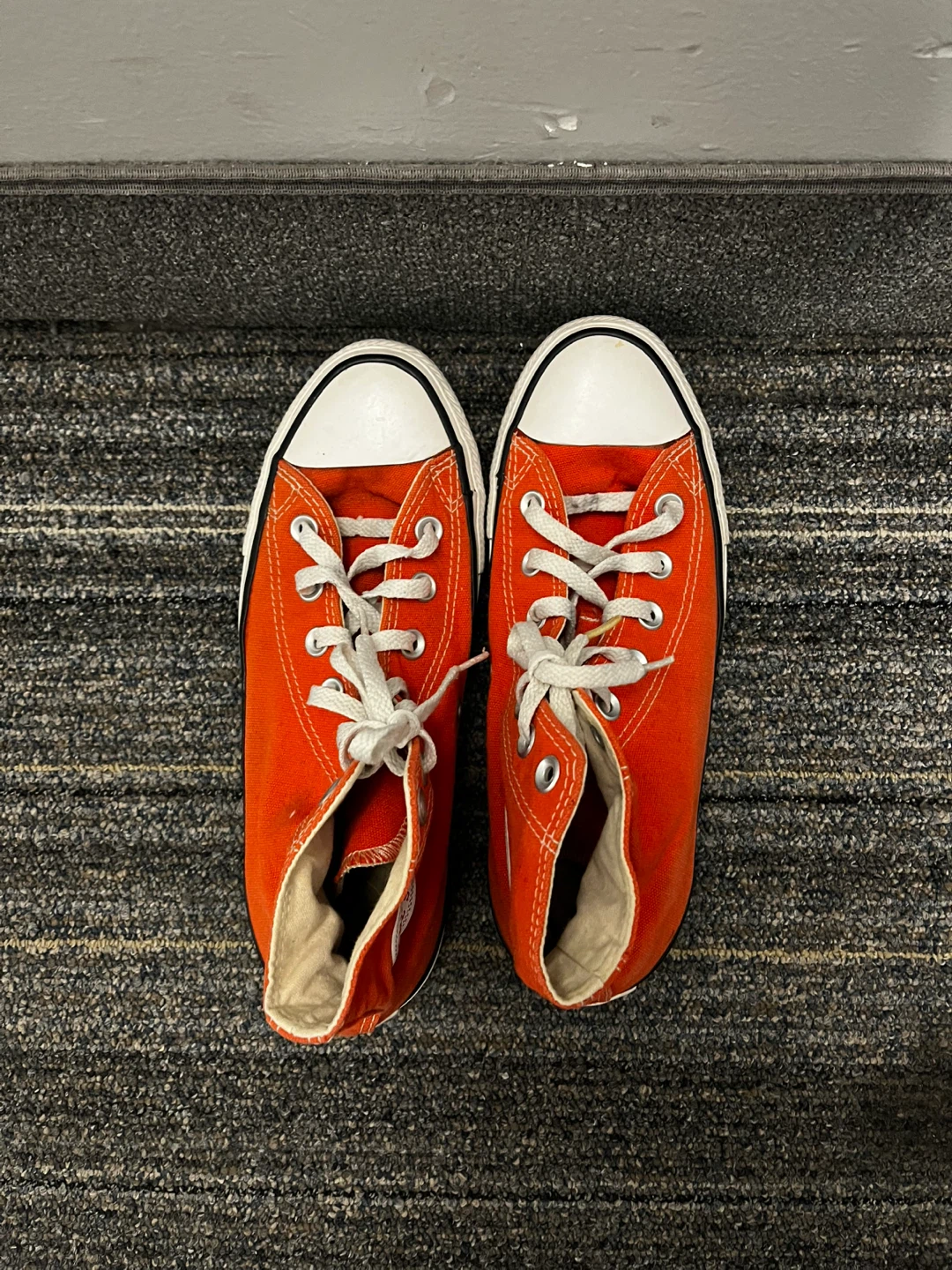 Converse All Star High Top Sneakers - Orange (size 6) - photo 4