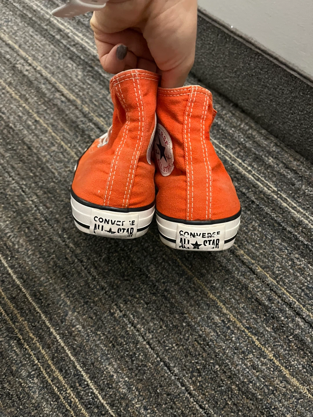 Converse All Star High Top Sneakers - Orange (size 6) - photo 5