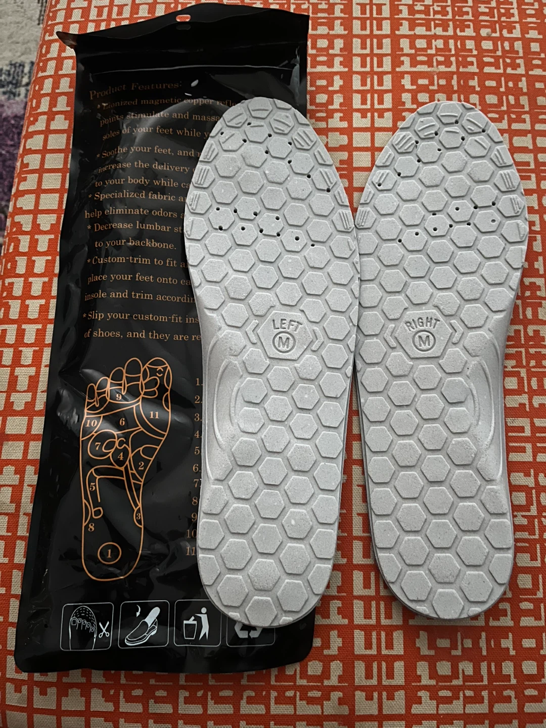 Magnetic Massage Insoles for Men and Women - Size M - photo 2