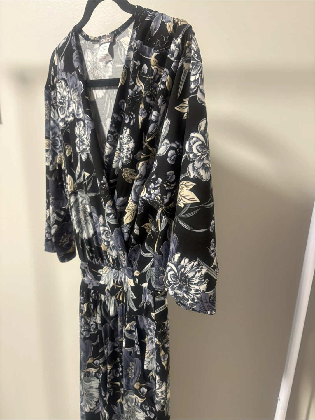 Combinaison Kim & Co. floral noir L/G - photo 5