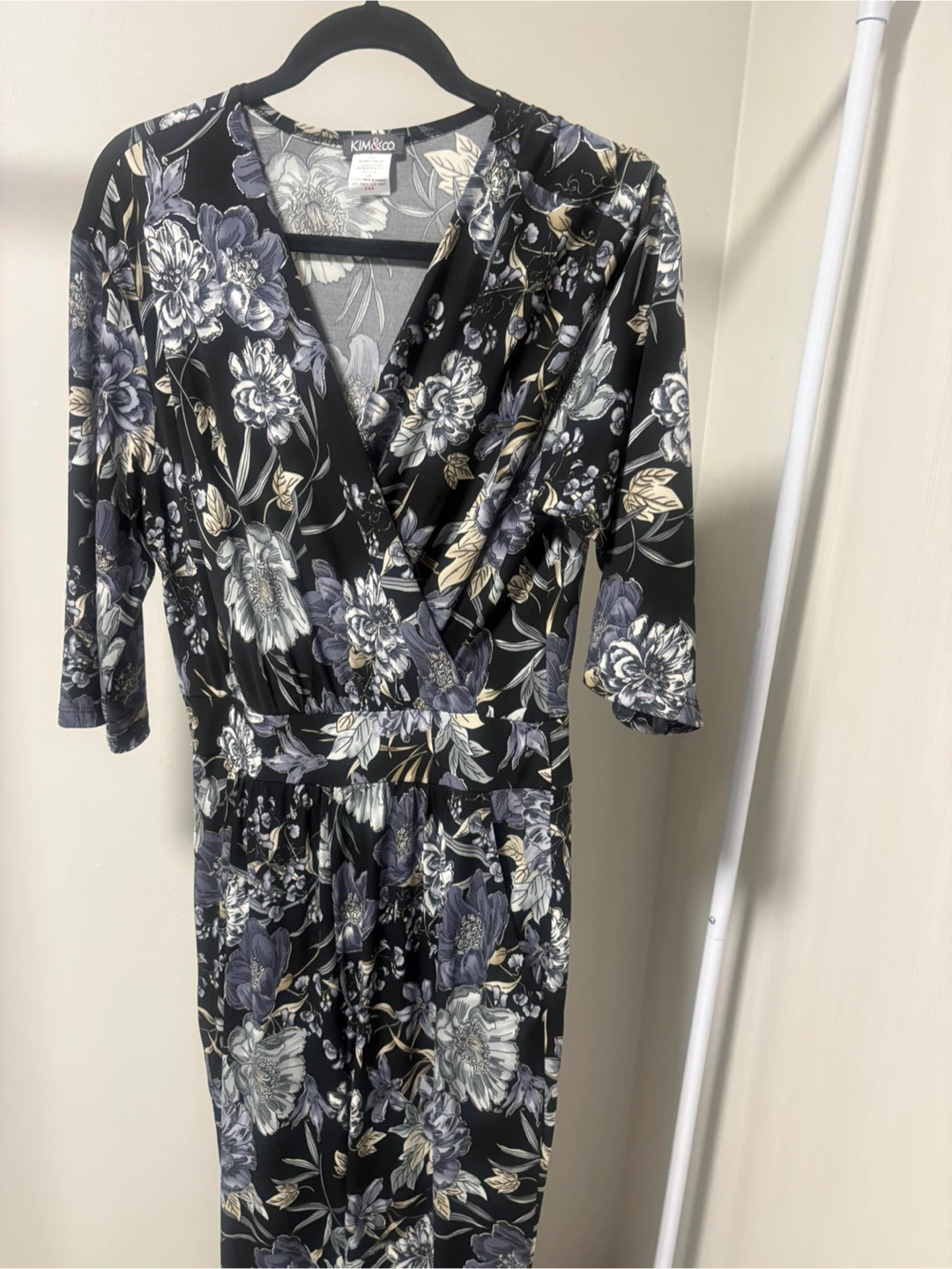 Combinaison Kim & Co. floral noir L/G - photo 2