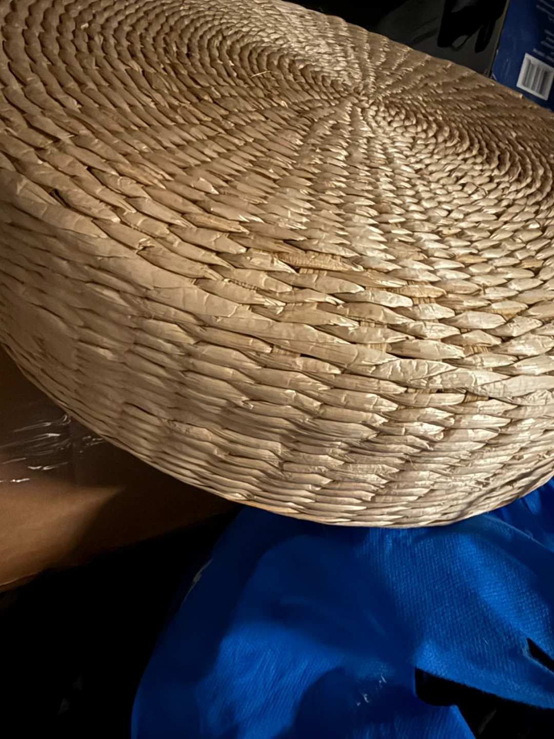 MEDITATION BAMBOO Woven Round Cushion - photo 2