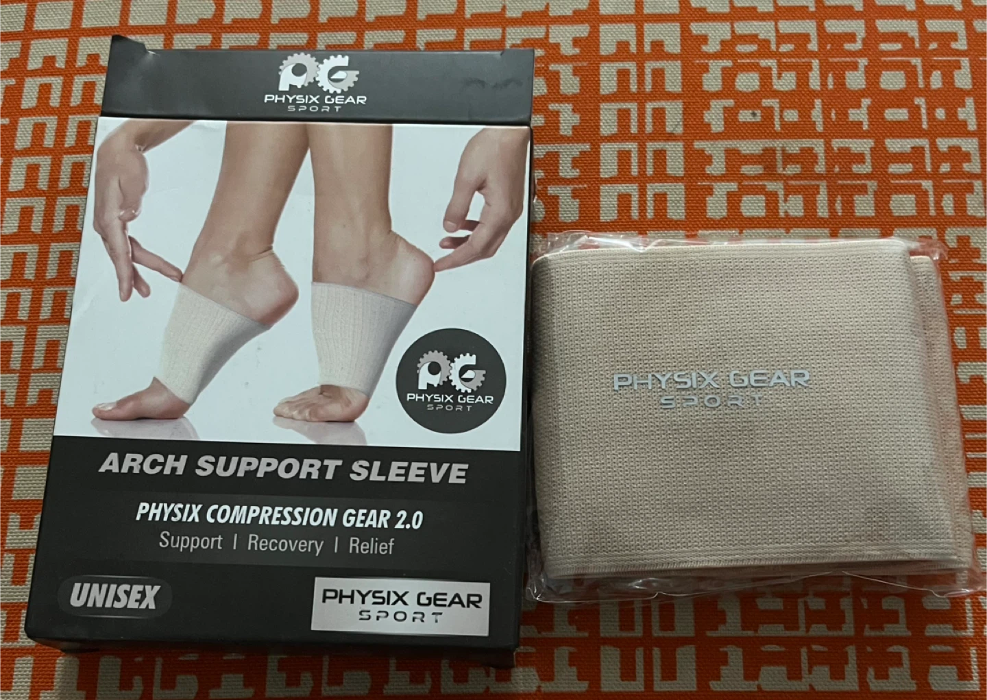 Physix Gear Sport Arch Support Sleeve - Beige