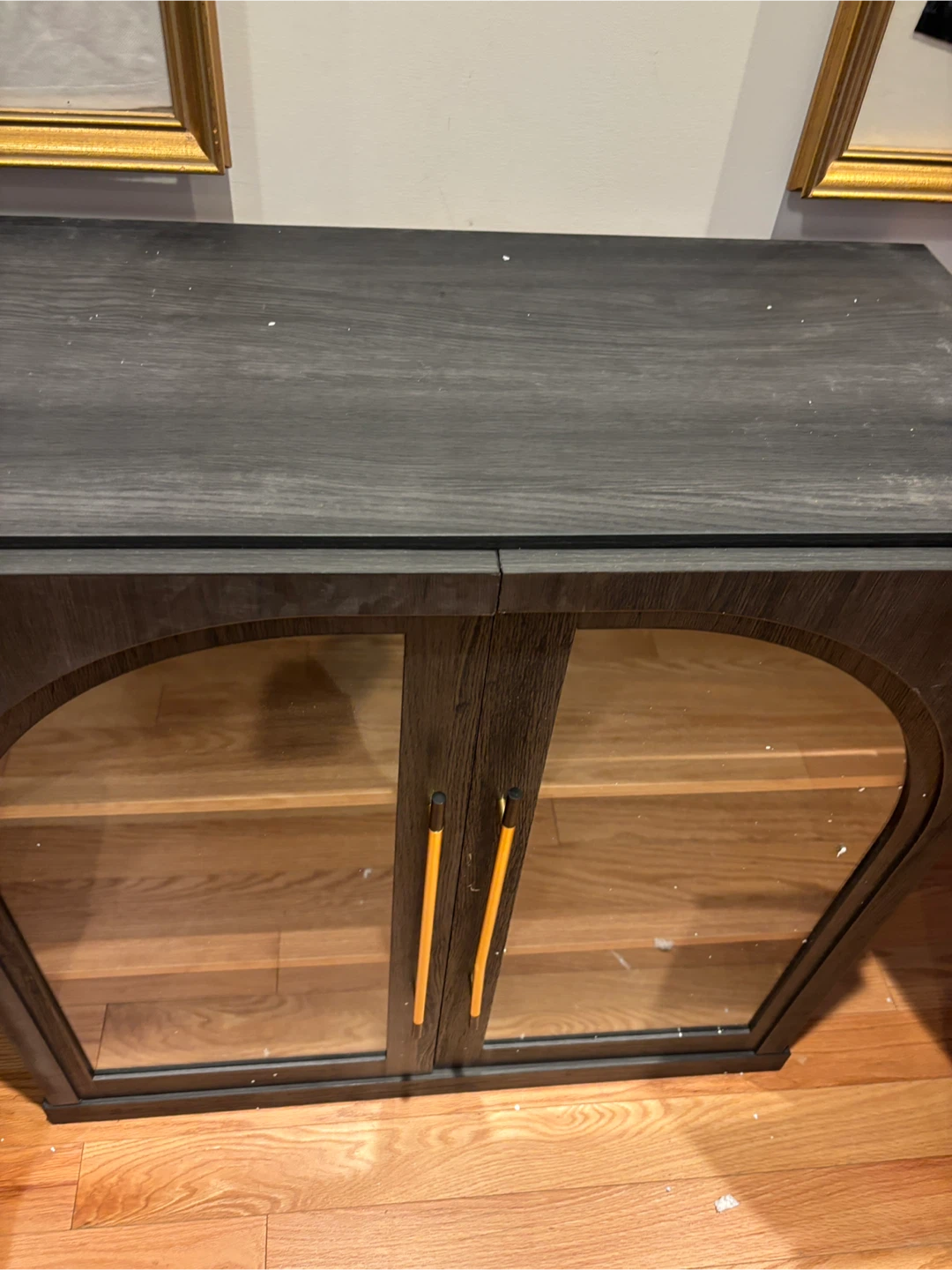 Modular Sideboard with Arched Glass Door and Adjustable Shelves - photo 4