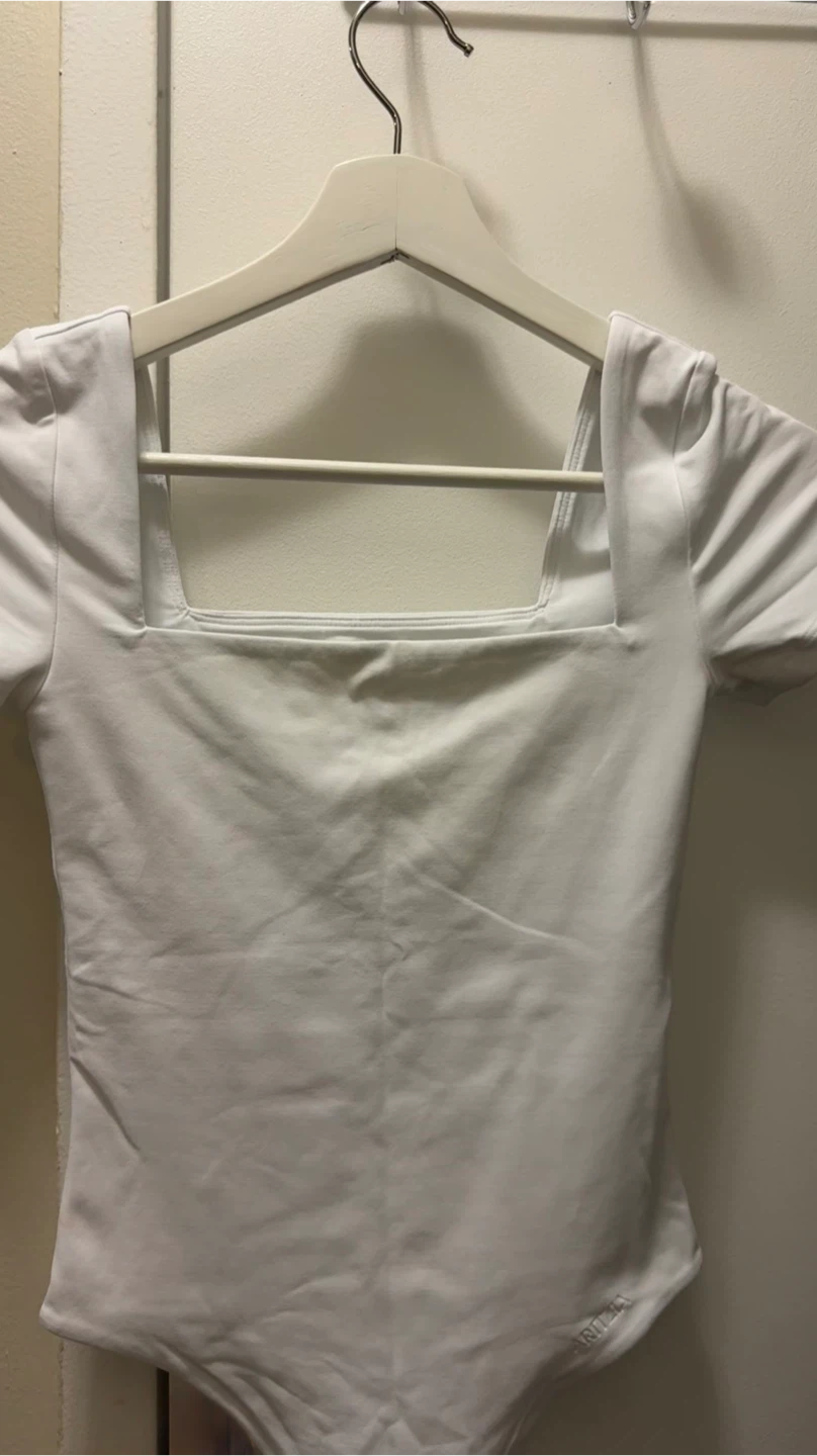 Aritzia Original Contour Manner Bodysuit - White