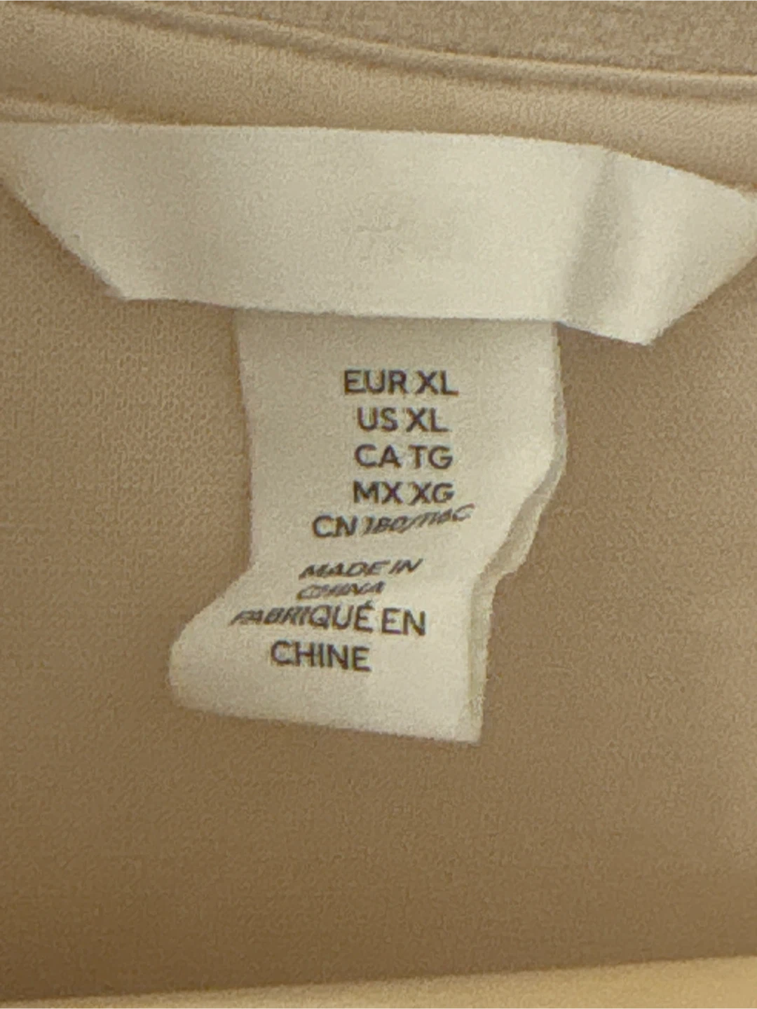 H&M Cream Collared Button-Up Cardigan - Size XL - photo 3