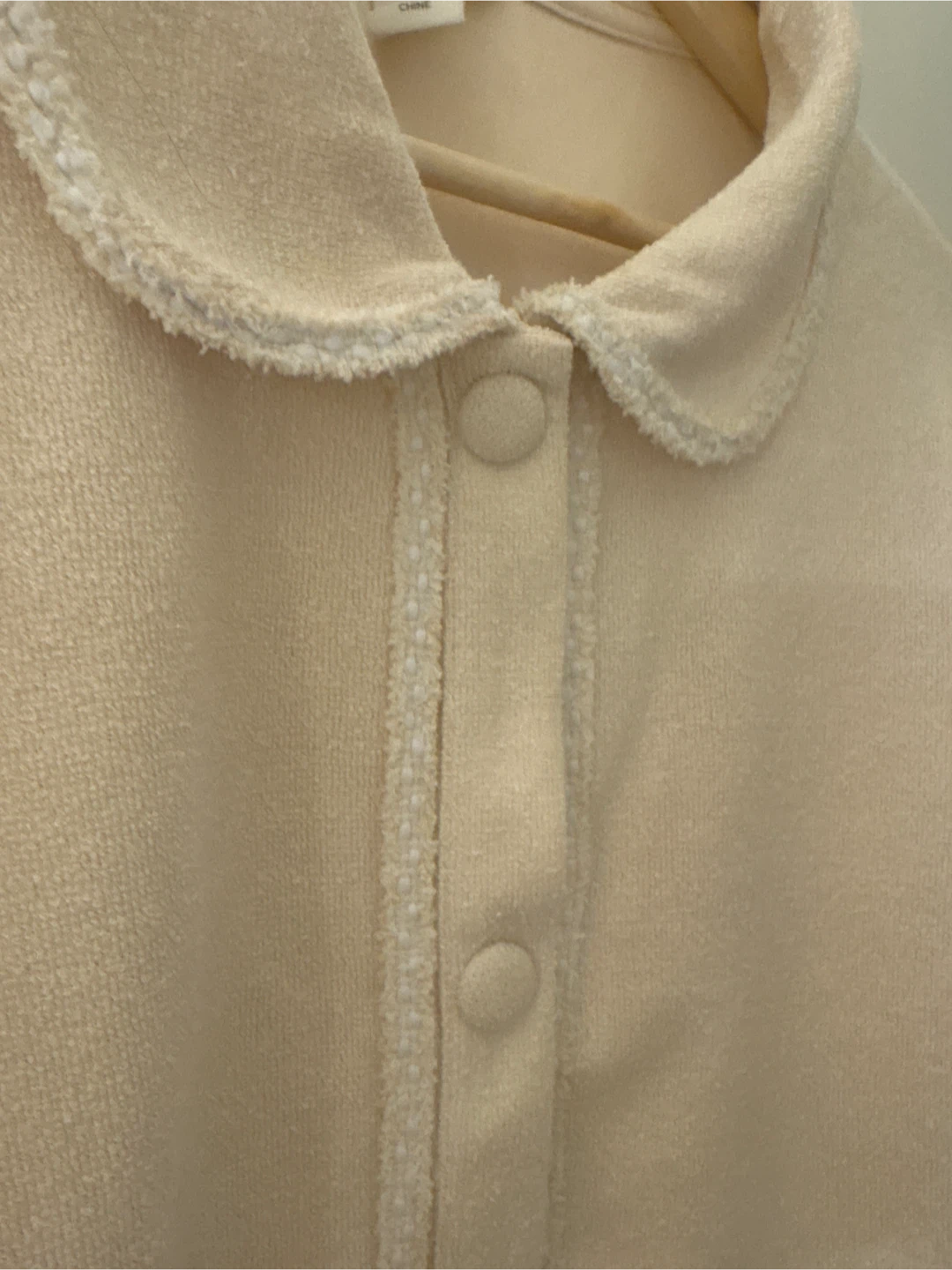 H&M Cream Collared Button-Up Cardigan - Size XL - photo 2