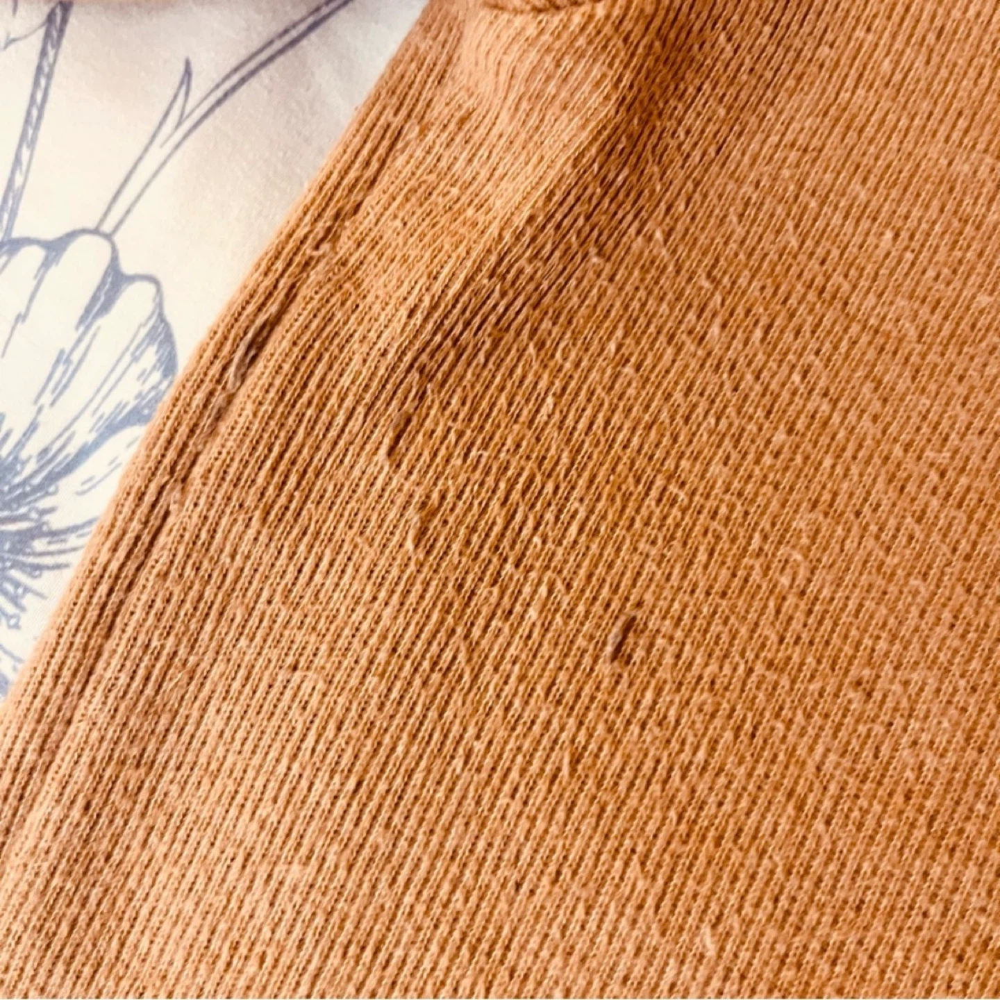 ZARA Brown Pearl Embellished Knit Top Size XS - photo 2