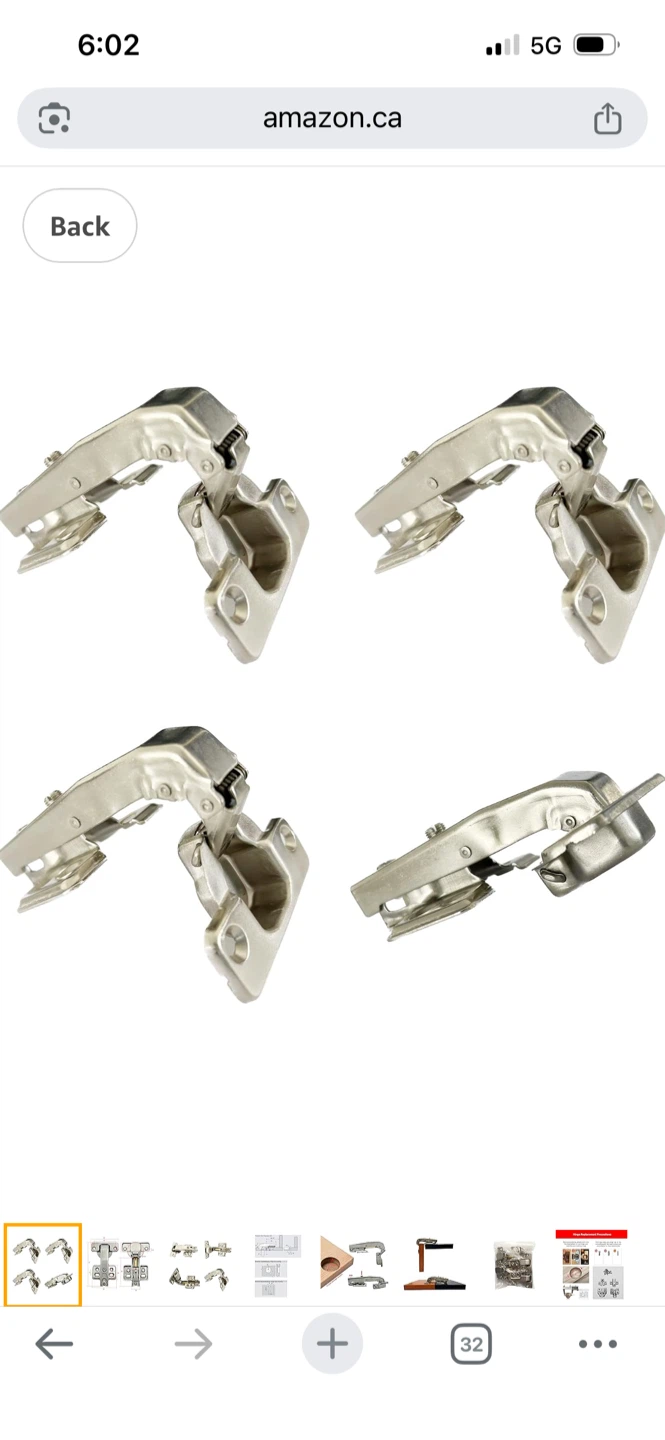 Kitchen Cabinet Hinges 10 Pack - Kitchen Cabinet Door Hinges