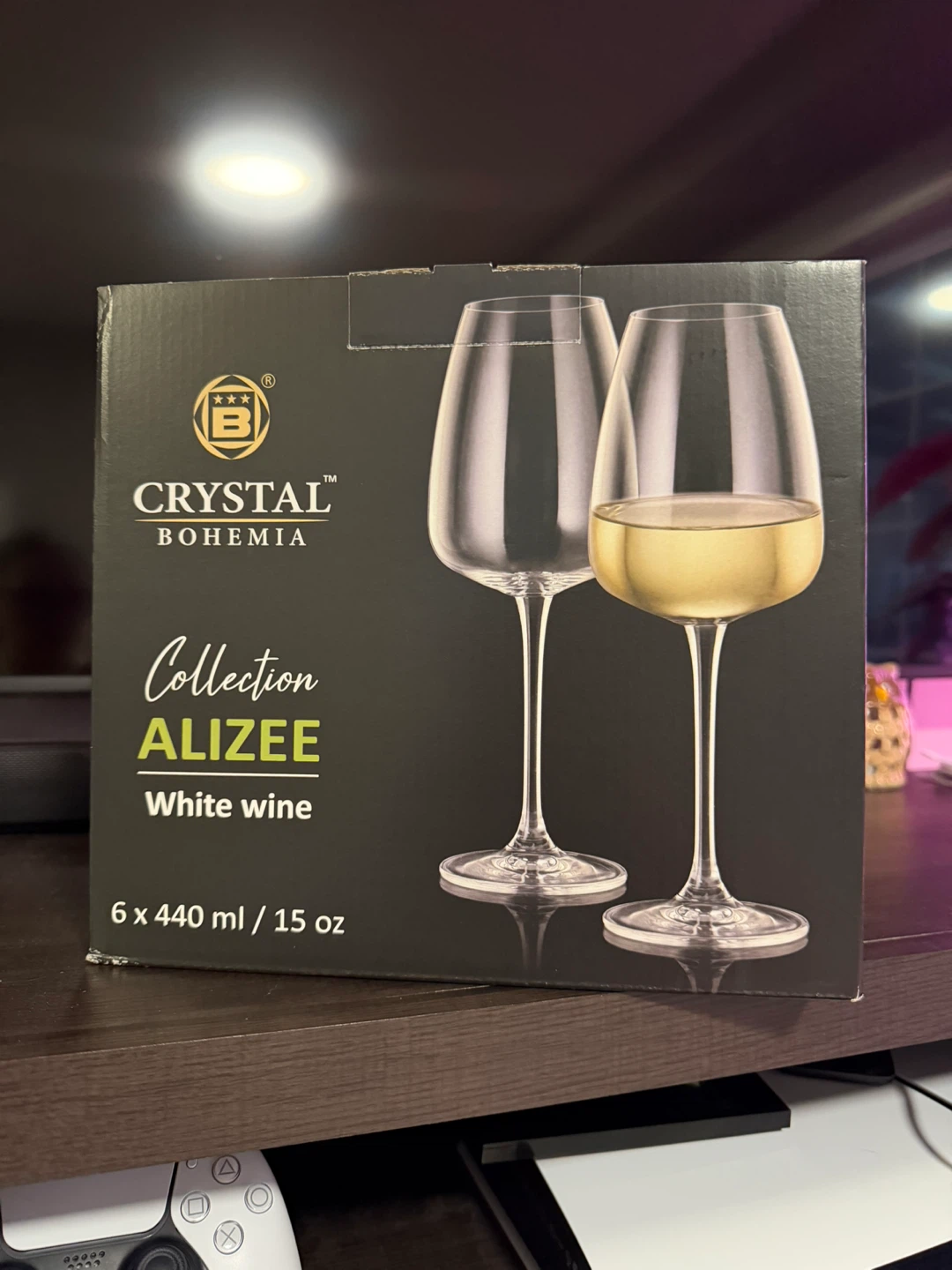 Crystal Bohemia Alizee White Wine Glasses (Set of 5) - photo 5