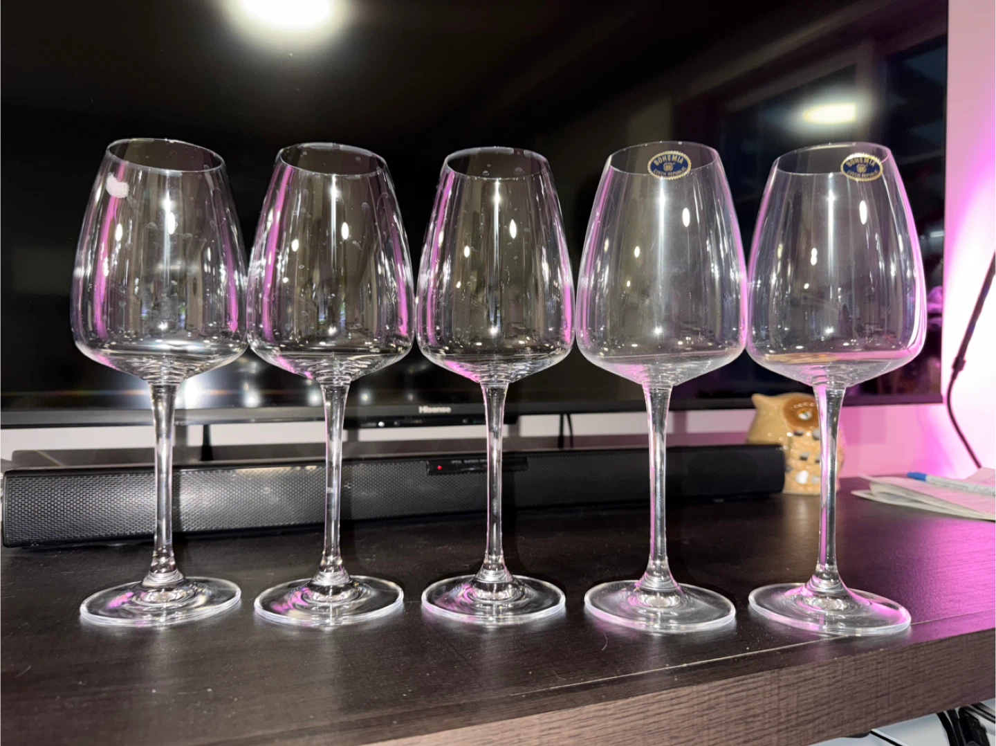 Crystal Bohemia Alizee White Wine Glasses (Set of 5)