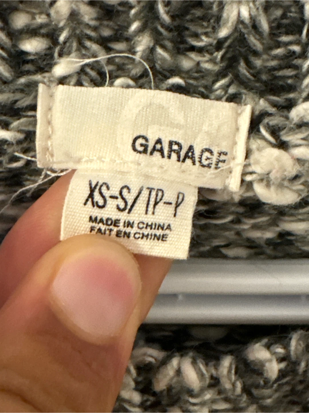 Garage Geometric Knit Sweater XS-S - photo 2