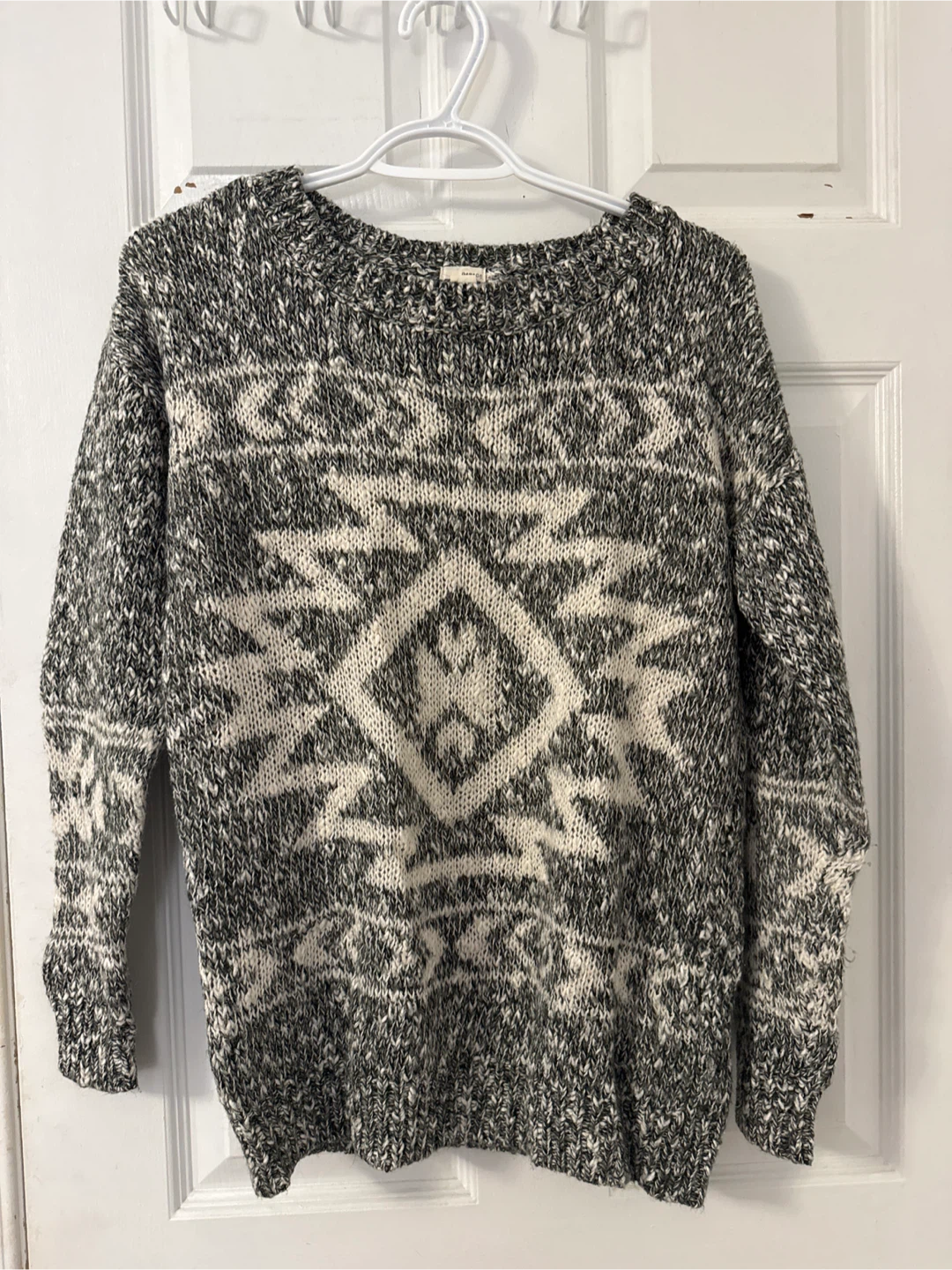 Garage Geometric Knit Sweater XS-S