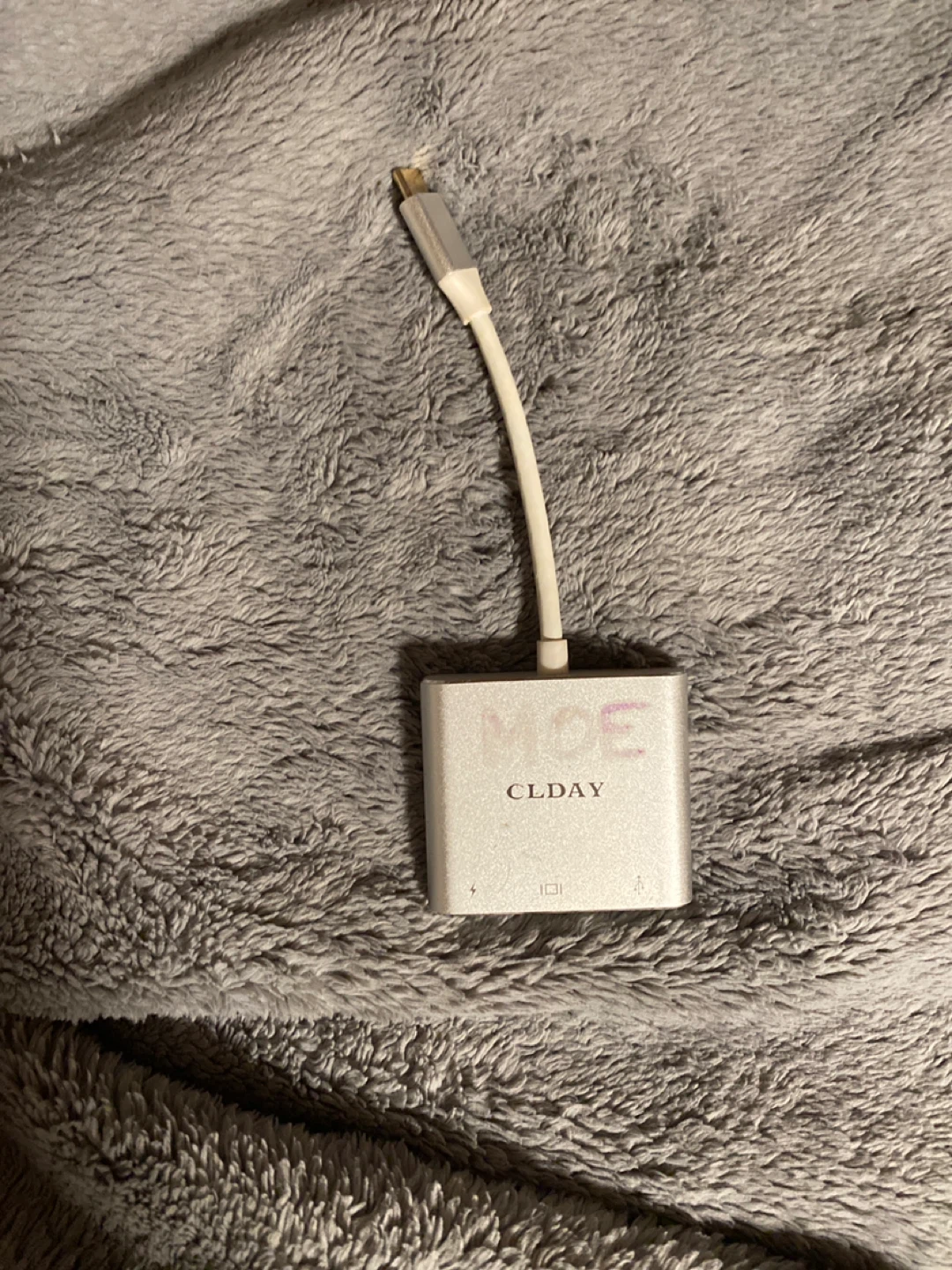 CLDAY USB-C Hub Adapter with HDMI, USB 3.0, Type-C Ports