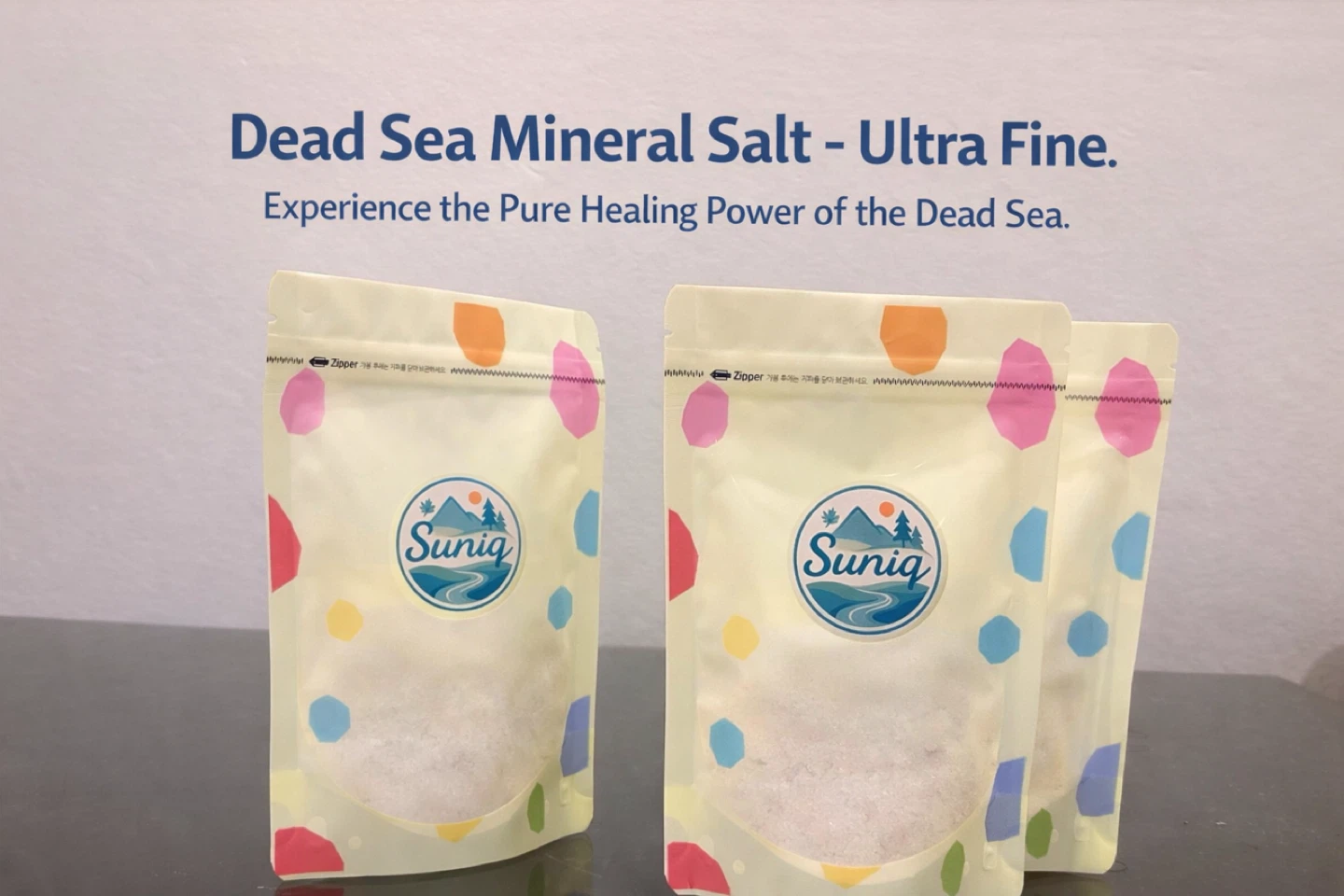 Suniq Dead Sea Mineral Salt - Ultra Fine