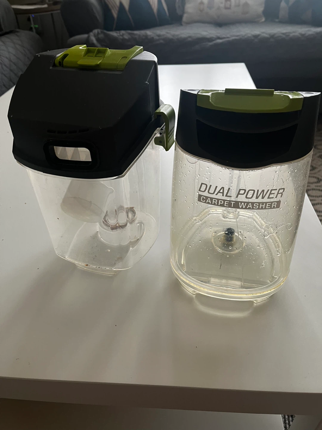 Dual Power Carpet Washer Tanks