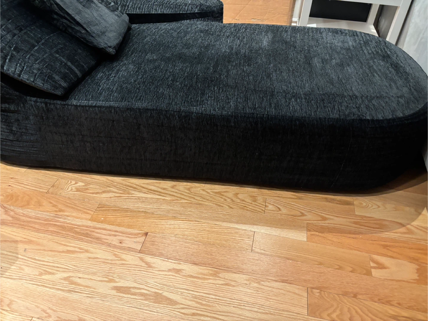 Black Modular Lounge couch chair with Pillows - photo 2