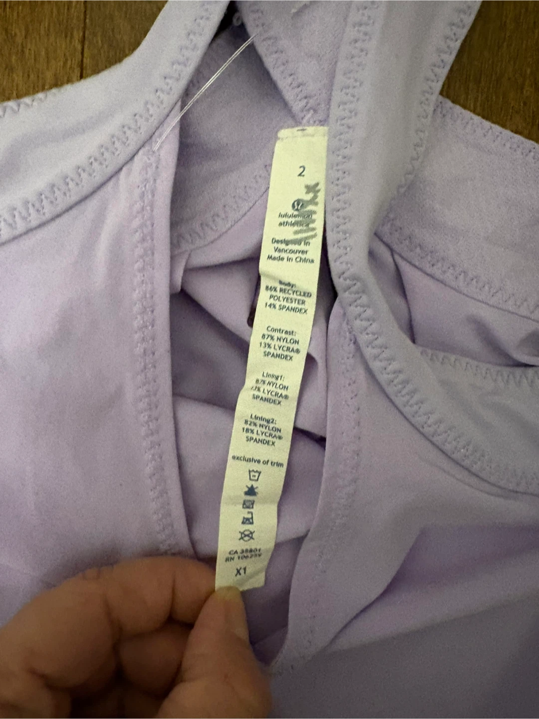 Lululemon Athletica Tennis Dress Lilac Size 2 - photo 2