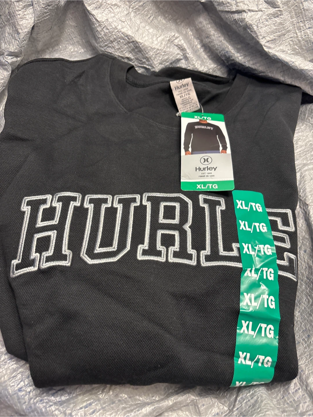 Hurley Men's Long Sleeve Crewneck Sweatshirt XL/TG