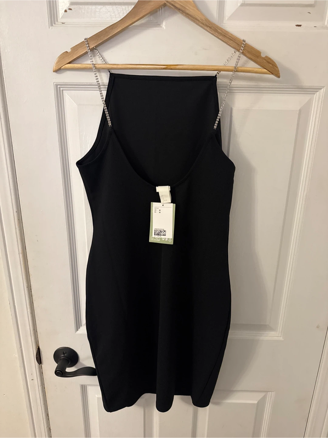 Black Chain Strap Mini Dress - photo 2