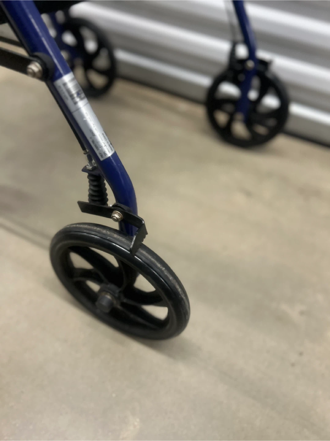 Drive Medical Blue Walker with Seat and Wheels - photo 4
