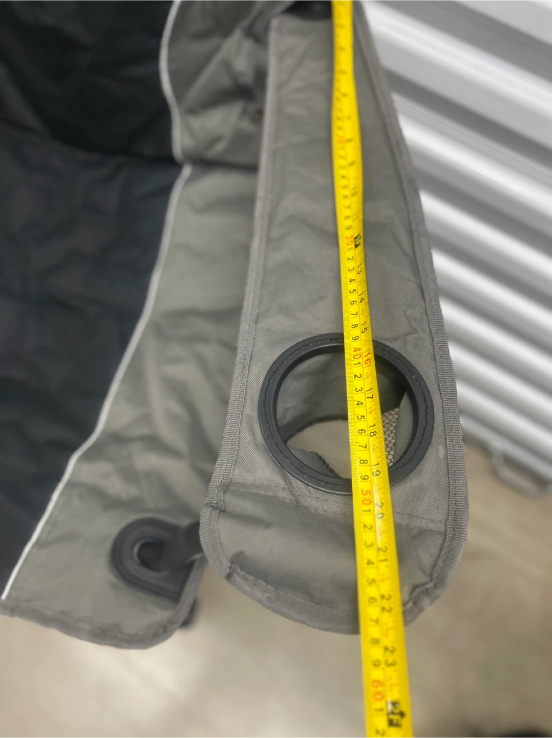 Gray and Black Folding Camping Chair with Cup Holders - photo 3