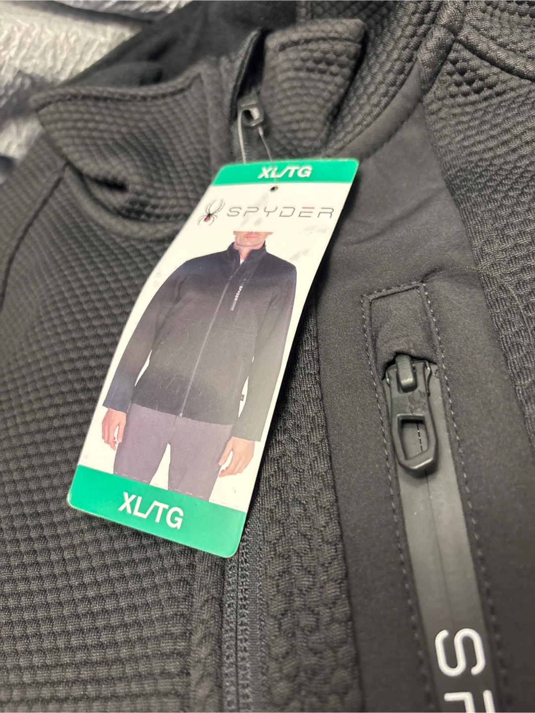 Spyder Men's Fleece Jacket XL/TG Black - photo 2