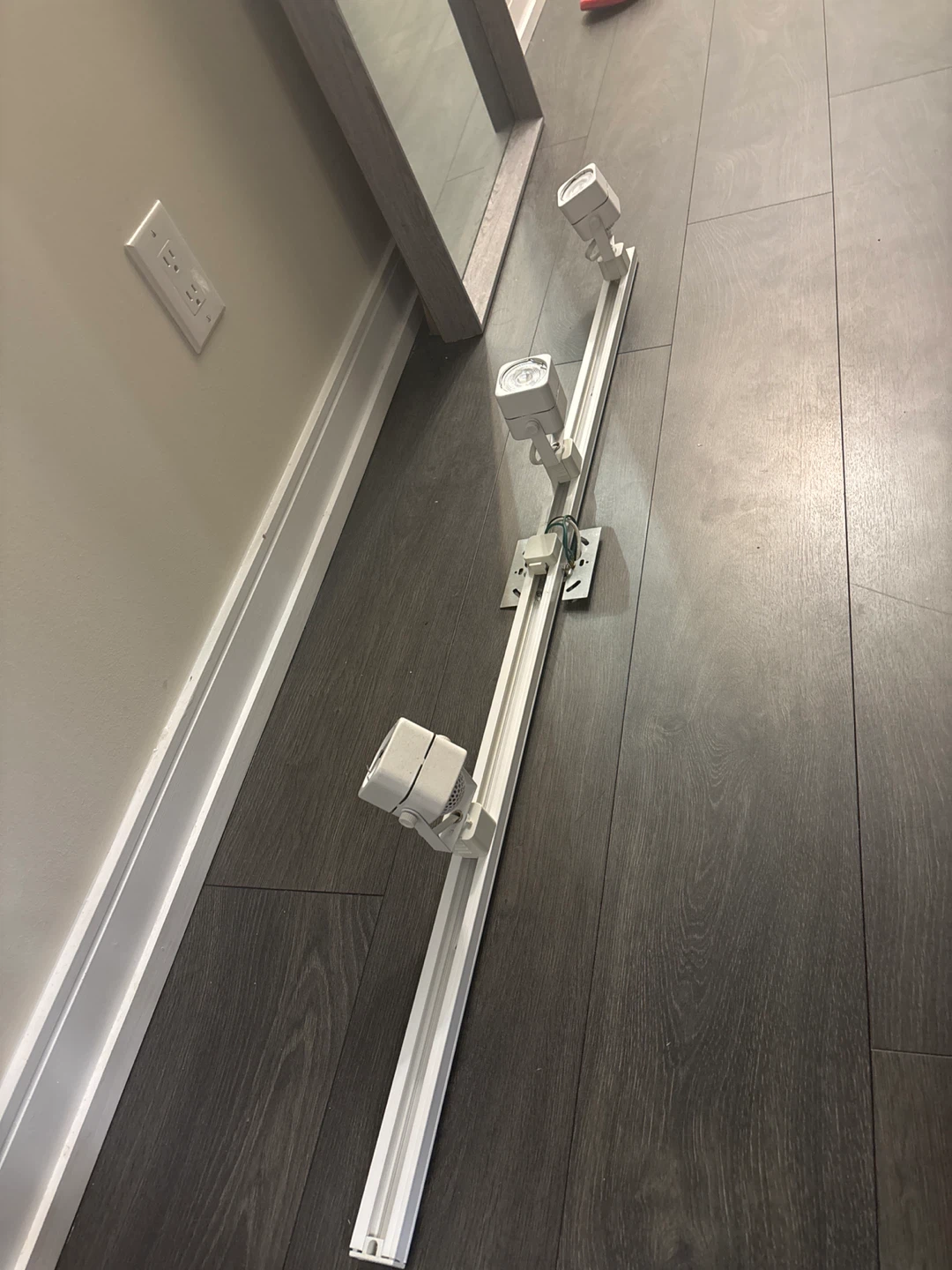 White Track Lighting Fixture