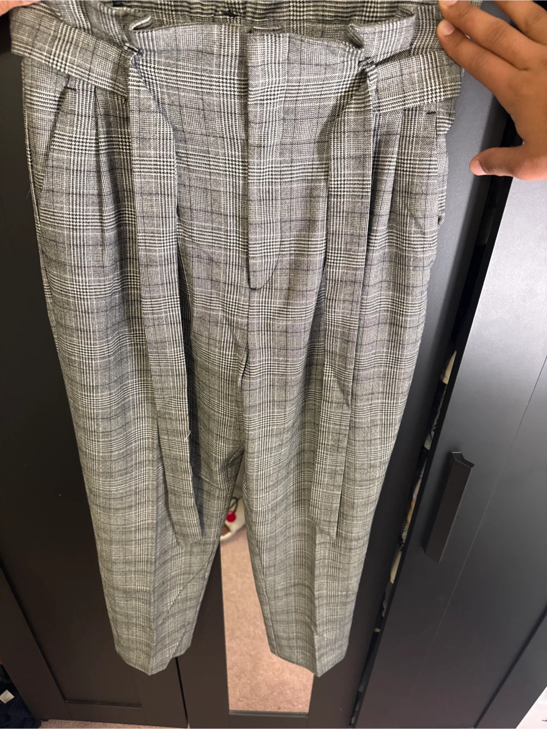 H&M Plaid Trousers - Women's Size 8