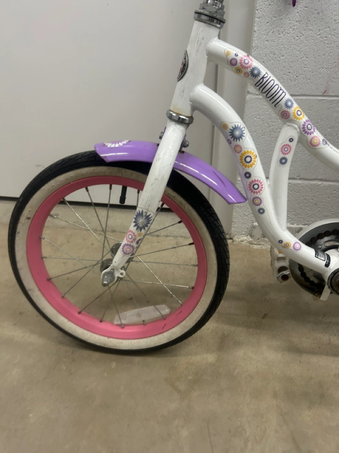 Kids Bicycle - Bloom - White & Purple - photo 2