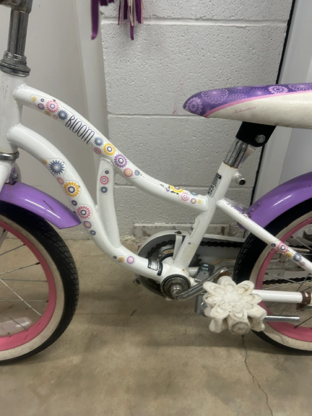 Kids Bicycle - Bloom - White & Purple - photo 5