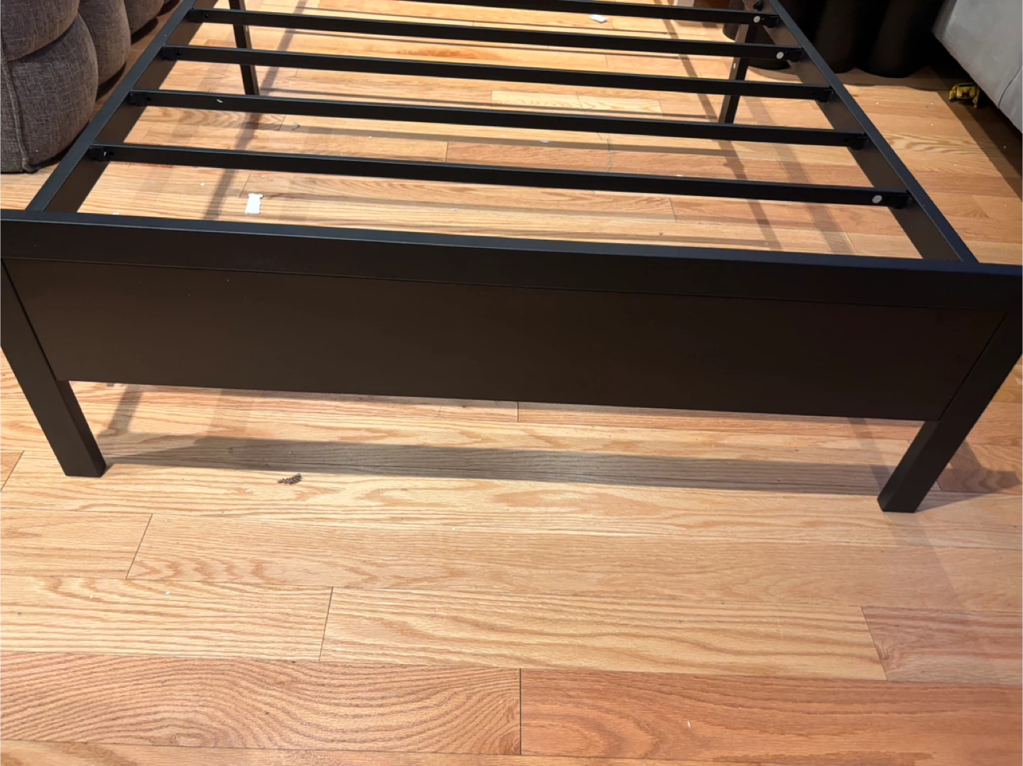Twin/Single Bed Frame with Headboard and LED Lights - photo 5