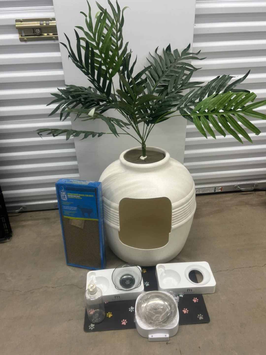 Cat Litter Box and Accessories Set