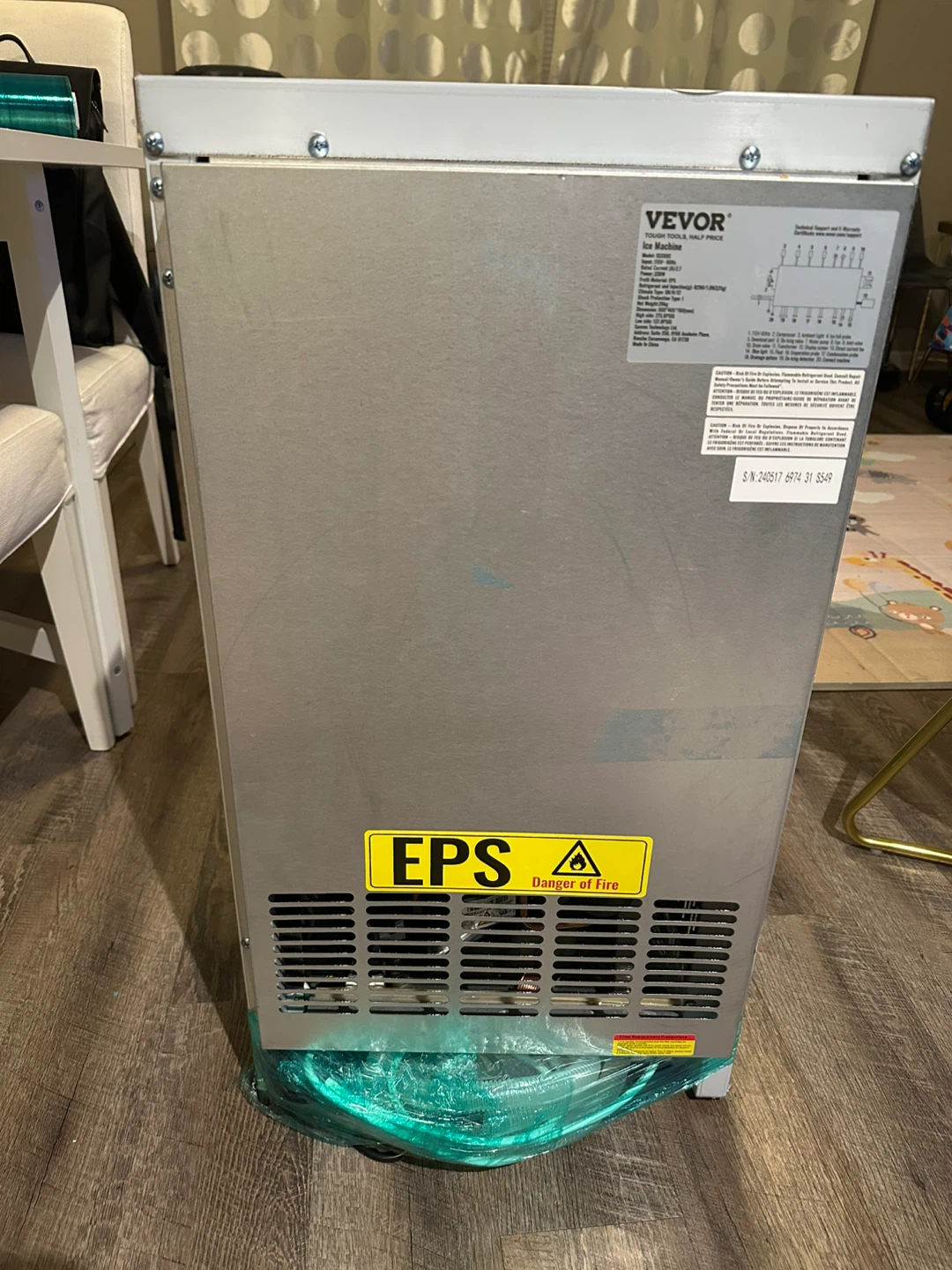 Vevor Commercial Ice Machine SSX80C - photo 5