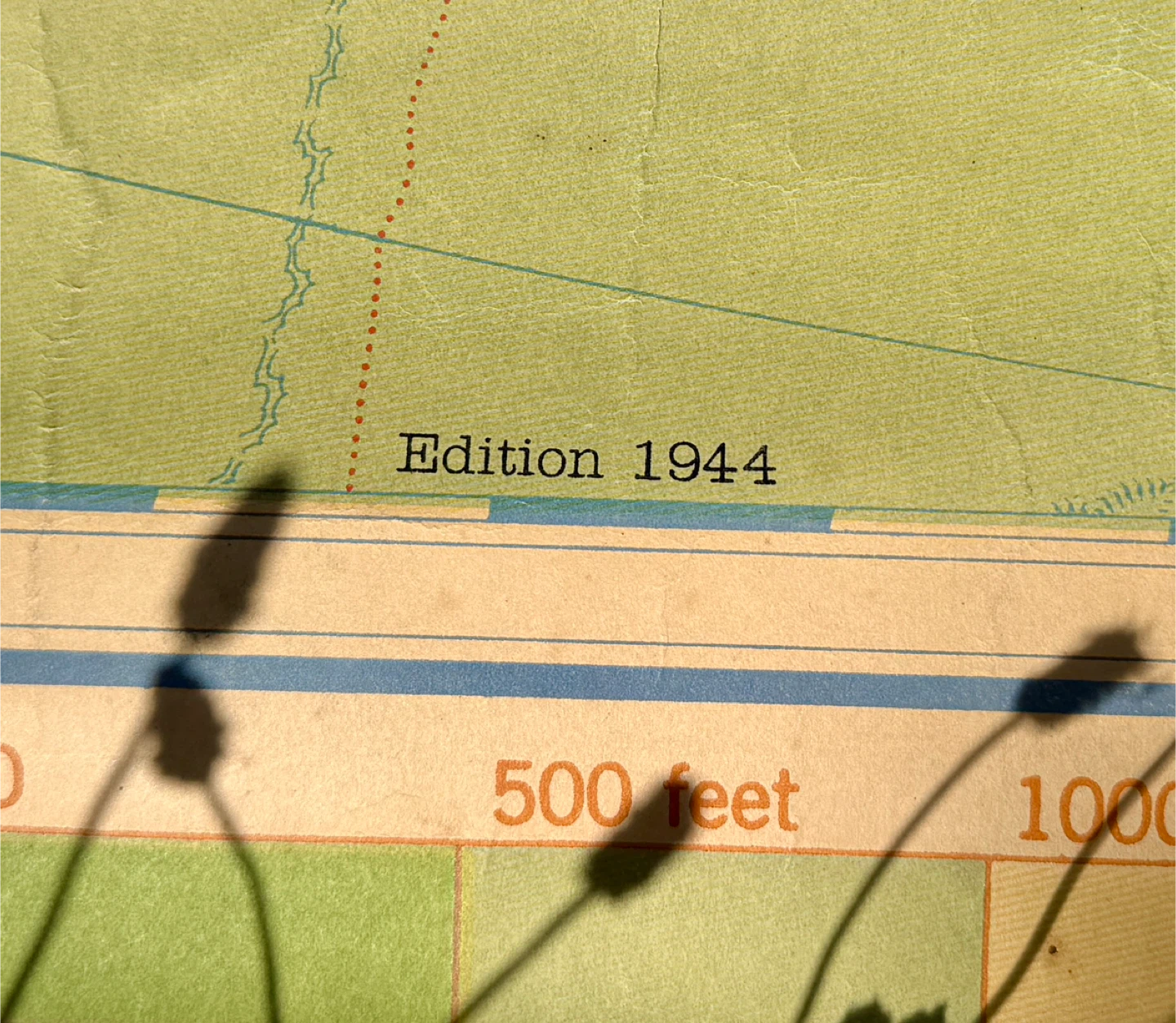 Rare 1944 Map of Europe - photo 5