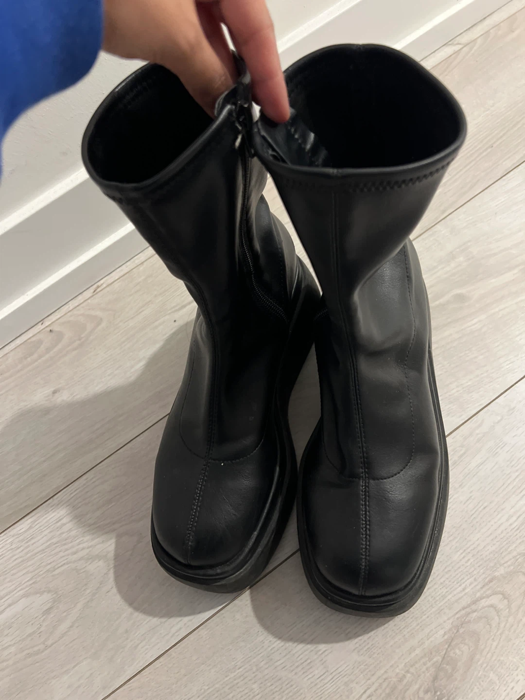 Call it Spring Chunky Black Platform Boots - photo 2