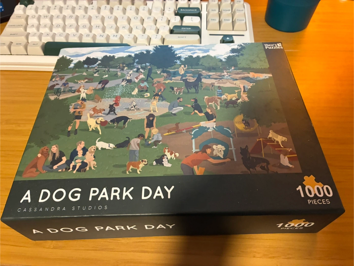 A Dog Park Day 1000 Piece Jigsaw Puzzle