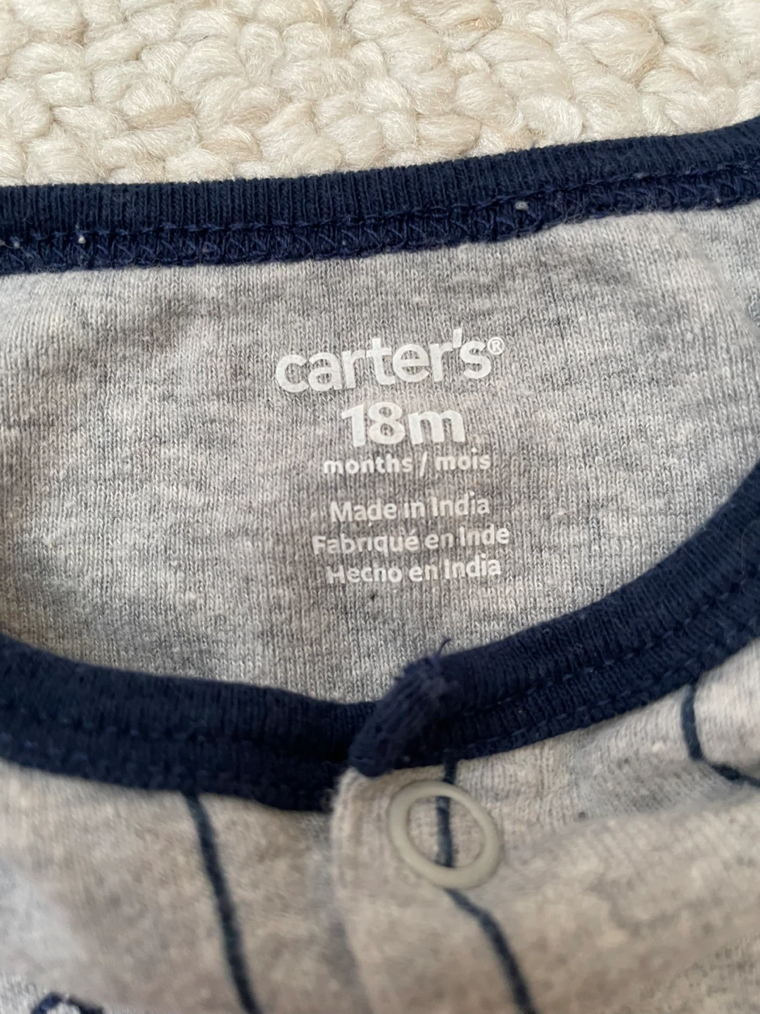 18M baby Baseball Romper - photo 2