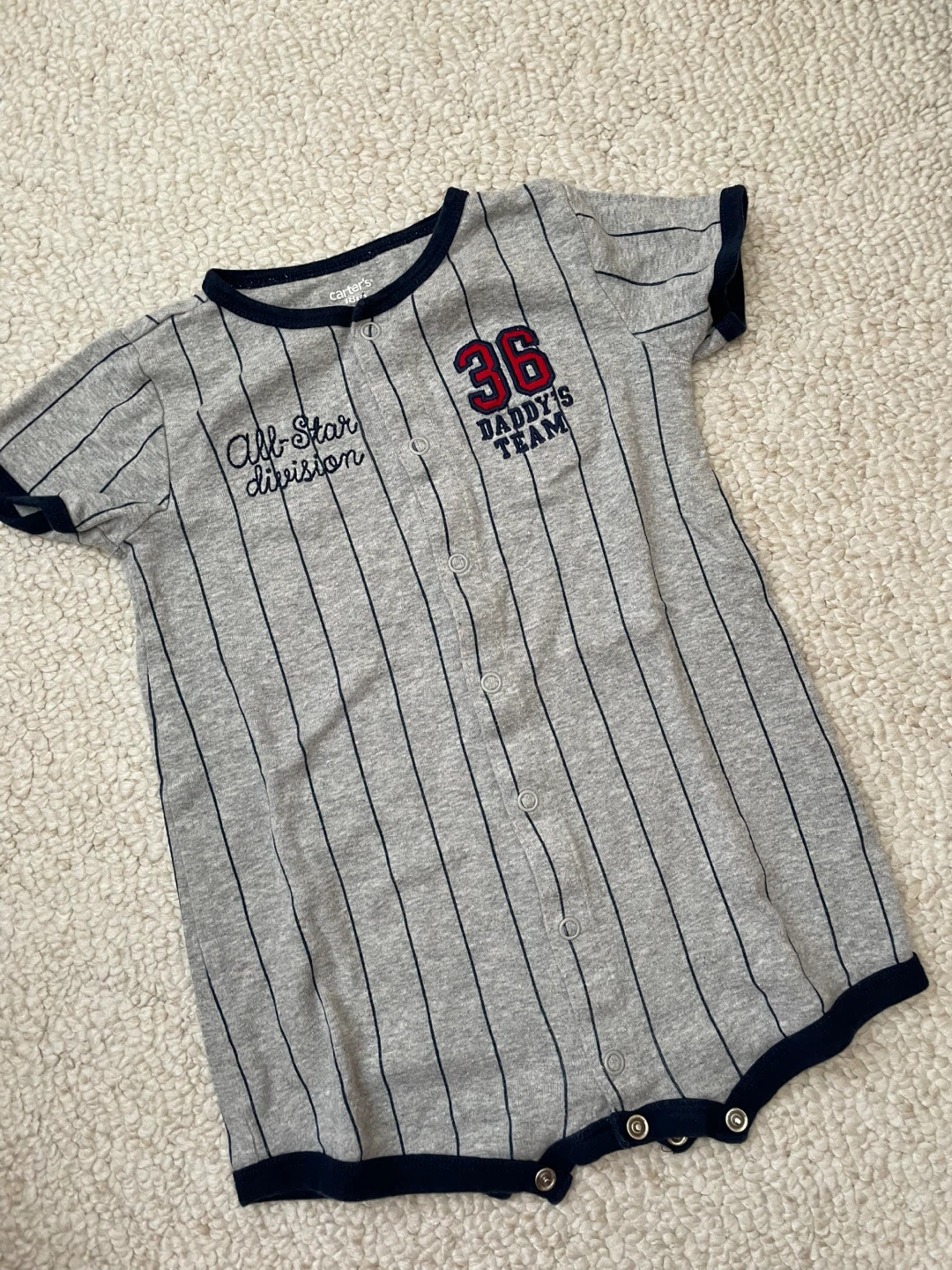 18M baby Baseball Romper
