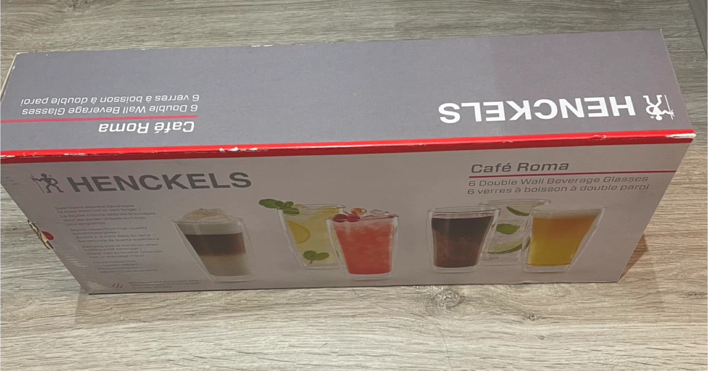 Henckels Cafe Roma 6 PC Double Wall Beverage Glasses - photo 2